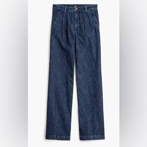 J. Crew Pleated Trouser Jean, size 32, NWOT